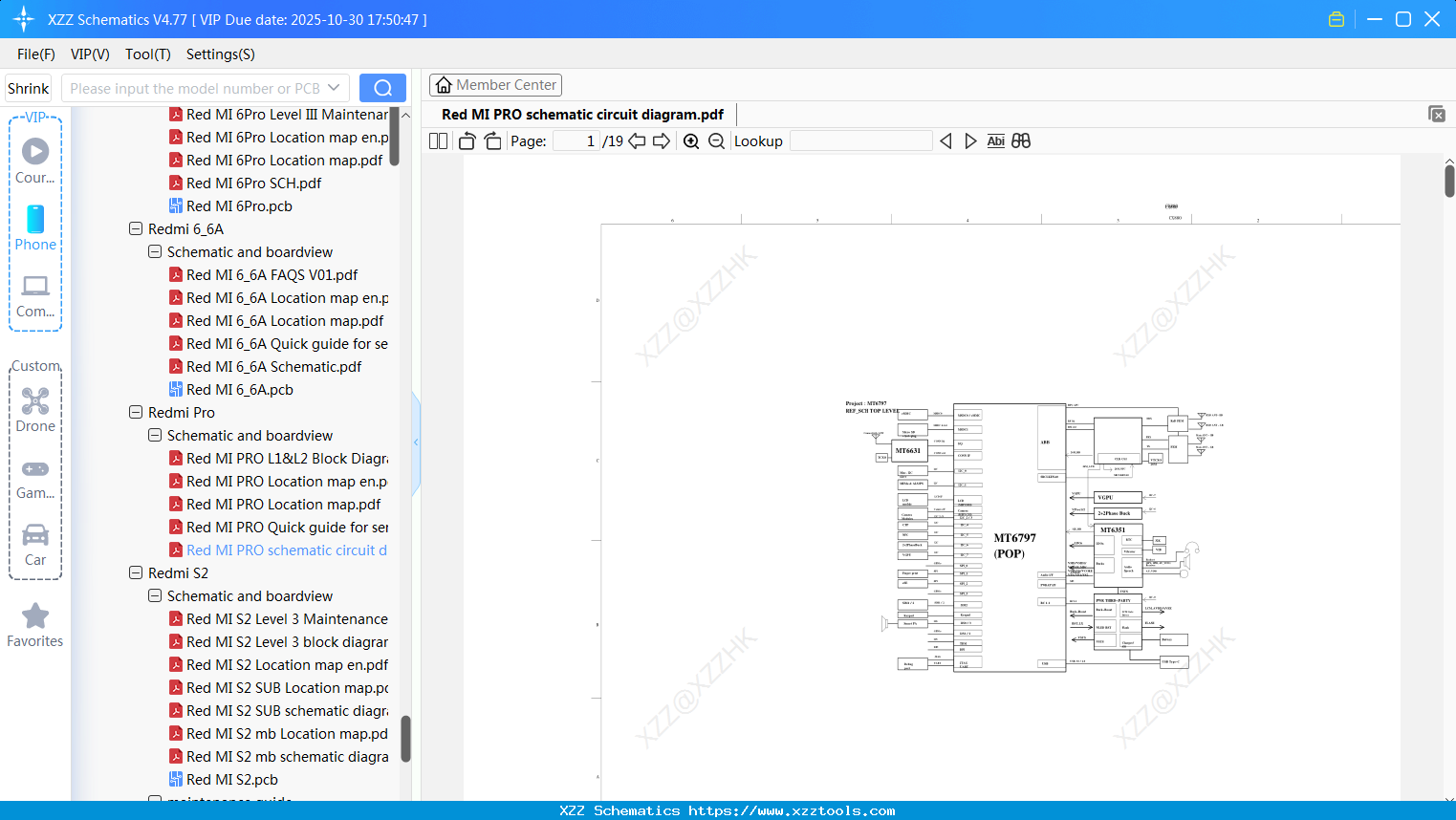 Xiaomi Redmi PRO Schematic Circuit Diagram